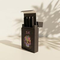 Caja de Embalaje Magnética de Cartón de Lujo Personalizada para Cigarrillos, Estilo Cigarrillo, para Perfume, Encendedor, Conos Pre-Rolados de Tabaco