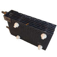 Anode en titane MMO avec revêtement ruthénium-iridium pour la désinfection des piscines par électrolyse