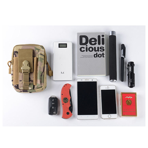 Sac de taille tactique pour sports de plein air, résistant à l'usure, en nylon imperméable, pochette pour téléphone en polyester, sac de taille camouflage, sac à dos - Product Image 5