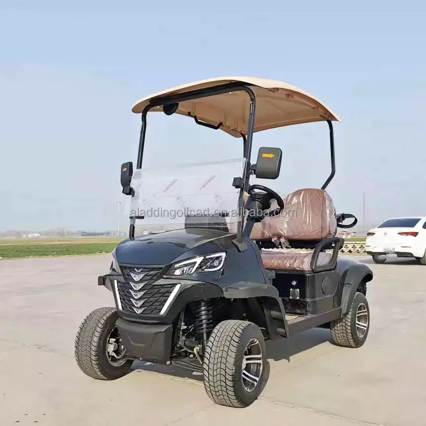 Golf carts for sale electric cheap Chinese 2 4 seater lithium 72V battery wholesale prices Import rear seat cars for golf course