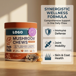 Vet Immune Chews for Dogs Soft Chews Soutient la santé du foie énergétique avec queue de dinde Reishi Milk Thistle Shiny Coat Supplément pour animaux de compagnie - Product Image 4