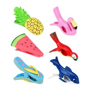 X527 Nouveau design, pinces de serviette de plage en plastique, style animalier personnalisé, pour chaises et transats - Product Image 2
