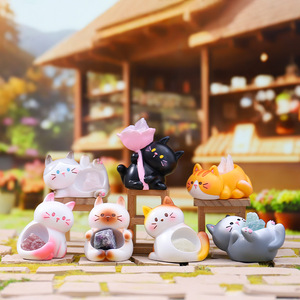 Caja Sorpresa Meow Meow Chan, Figura de Gato de Resina Kawaii con Expresión Dulce Sorpresa, Embalaje Original, Unisex, Hecho en China - Product Image 2