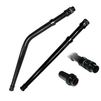 Ukuran 2 #   4 #   Gagang Komponen Joran Pancing Big Game Aluminium Hitam Lurus dan Bengkok untuk Memancing Trolling di Kapal