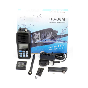 Alta calidad IPX7 impermeable de mano Marina Radio Vhf transceptor 10km Talk <span class=keywords><strong>Ran</strong></span> Radio portátil bidireccional sistema de batería de mar - Product Image 5