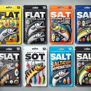 Bolsas de Embalaje de Plástico con Cierre Hermético y Orificio para Colgar, para Cebos de Pesca - Product Image 5