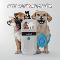 Lector de Tarjetas RFID con Microchip para Animales, 125kHz, Etiqueta de Oreja de PVC para Animales, USB, Windows 10, Blanco, ISO 11784, Distancia de Lectura de 0-2cm