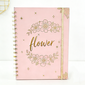 Quaderno Estetico Kawaii A5 con Copertina Rigida, Design Personalizzato con Stampa Floreale, Quaderni A5 per Ragazze, Regalo per Appunti Quotidiani - Product Image 3