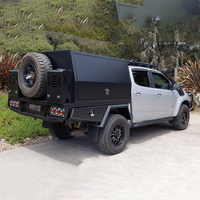 Ecocampor 4x4, plateau de camionnette, auvent de camping-car, plateau en aluminium et topper, remorque avec boîte à outils, cuisine et lit disponibles à la vente