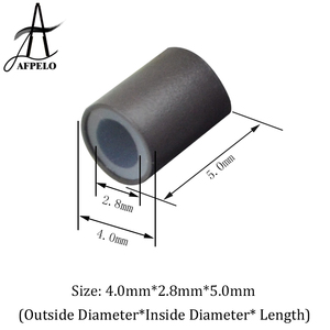 Micro-tubes en cuivre de 4,0*2,8 mm avec silicone à l'intérieur, anneaux pour <span class=keywords><strong>cheveux</strong></span>, perles - Product Image 6