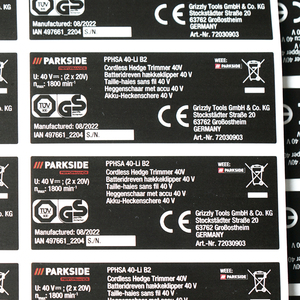 Waterproof Heat Sensitive <strong>Adhesive</strong> Sticker White Glossy Matte Inkjet/Laser Printer <strong>Paper</strong> A4 Sheet of <strong>Small</strong> Labels - Product Image 3