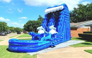 Tobogán Inflable de Grado Comercial, Parque Infantil al Aire Libre para Niños, Grandes Toboganes de Agua, Castillos Inflables, Tobogán Acuático - Product Image 4