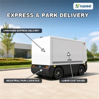 Robot de livraison autonome robuste de 1000 kg – Véhicule robotisé pour la logistique intérieure et extérieure et la livraison du dernier kilomètre