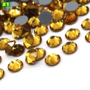 High Quality 16 Cut Facets MC Flat Back Rhinestone Hotfix Diamond Shape <strong>Garment</strong> <strong>Processing</strong> <strong>Accessories</strong> Wholesale - Product Image 2