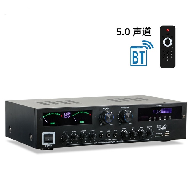 Home High-power Amplifier KTV Professional Fever Heavy Bass Digital Amplifier