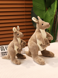 Jouets en peluche <span class=keywords><strong>kangourou</strong></span> brun Offre Spéciale pour <span class=keywords><strong>maman</strong></span> et bébé pour la décoration de la maison pour les occasions d'anniversaire - Product Image 6