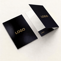 Porte-documents de luxe pour l'immobilier, avec logo personnalisé en feuille d'or, format A4, élégant, impression offset, pochette de présentation de propriétés haut de gamme