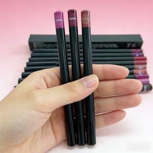 Delineador de Labios Negro Mate, Maquillaje Cosmético en Crema, Lápiz Delineador de Labios de Marca Privada, Lápiz Delineador de Labios Marrón - Product Image 3