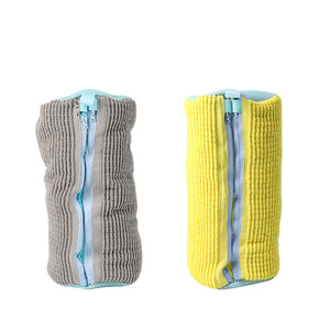 Sac de rangement OEM en chenille avec fermeture éclair, double usage pour chaussures et vêtements, pochette de voyage, style minimaliste moderne - Product Image 3