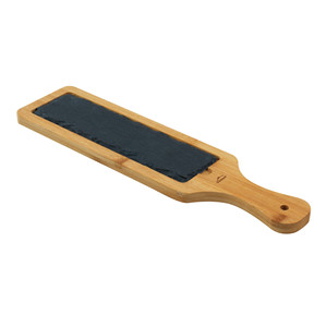 Tagliere in bambù con manico per servire e presentare - Product Image 1