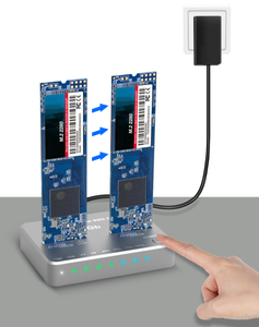 <span class=keywords><strong>M</strong></span>.2 Nvme Ahci Duplicator Kloon Usb 3.2 20G Ssd Dual-Bay Offline Kloon Mobiele Harde Schijven - Product Image 3