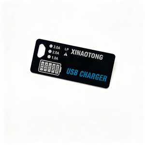 Autocollant imprimé personnalisé en PVC/PET pour panneau de commande de pistolet de massage, interrupteur à membrane, indicateur de régime et niveau de batterie - Product Image 6