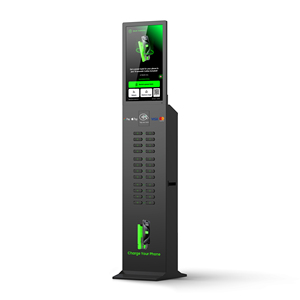 Estación de Carga Compartida de 24 Ranuras con Pantalla Táctil de 23.8 Pulgadas, con Punto de Venta Integrado y Soporte para Tarjetas de Crédito - Product Image 1