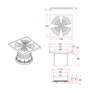 4 inch mới thiết kế khuôn nhựa mái cống với bitum được sử dụng trong ngoài trời cho Israel và Châu Âu - Product Image 6