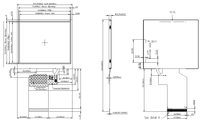 Fabrication d'écrans LCD en usine, écran LCD TFT 320 240 3,5 pouces, interface RVB, module LCD 3,5 pouces pour écran industriel et médical de petite taille