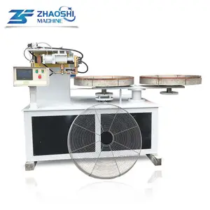 New Style Industrial Spiral Wire Flat Fan Guard Machine For Exhaust Fan Grids