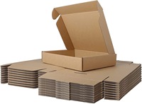 Boîte d'expédition en carton ondulé personnalisée, emballage en kraft recyclé avec logo, carton d'expédition pour les petites entreprises