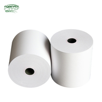 A4 79mm 76mm Printer 75mm tanpa inti 80x80 57x50 57x40 57x30mm produsen tunggal 55gsm 60gsm 70gsm gulungan 80 70 kertas termal