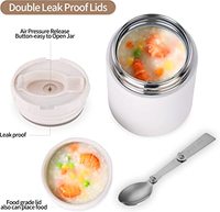 Termo de Acero Inoxidable de 600 ml para Alimentos para Bebés, Aislado al Vacío, Diseño Moderno y Ecológico, Mantiene la Temperatura de 12 a 24 Horas