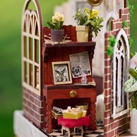 Hamaileon DIY Kit de Maisonnettes Miniatures en Bois à Construire Soi-même pour Adultes – Modèle de Jouet pour Créer des Maisons Miniatures