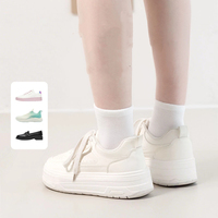 Chaussettes blanches pour hommes et femmes, respirantes, séchage rapide, écologiques, en spandex/polyester, solides, douces, antidérapantes, personnalisables, pour un usage quotidien