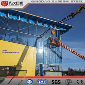 Almacén de estructura de acero moderno Casa prefabricada Edificio de mercado comercial Construcción de exhibición con diseño - Product Image 5