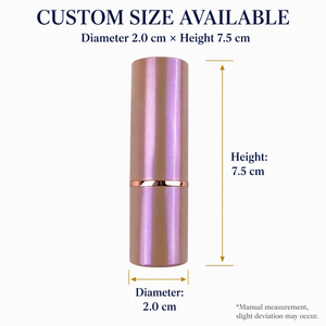 Tube de rouge à lèvres holographique avec capuchon nacré, corps rose doré en acrylique ABS PP, <span class=keywords><strong>peinture</strong></span> électrolytique, logo personnalisé, OEM, en vrac, 3,5 ml - Product Image 3