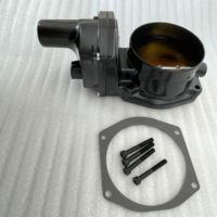 Corps de papillon CNC en aluminium de course 92mm 102mm Noir pour Chevrolet Corvette LS3 LS7 L99 LSX LSA
