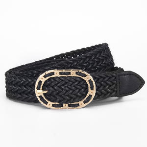 Yonger Novas Mulheres All-Match Estilo Casual Tecido Corda encerada Cinto Soco-Free Couro Liga Nó Saia Decorativa Camisola Camisa - Product Image 6