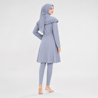 Burkini Personnalisé pour Femme Musulmane, Tenue de Sport Modeste, Maillot de Bain et Vêtements de Plage, Tissu Séchage Rapide Certifié Oeko-Tex 100