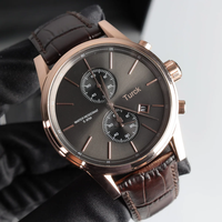 Nouveau BOSS 1513281 2026 – Montre de Plongée Multifonction à Quartz pour Homme, Chronographe Sportif, Bracelet en Cuir 20mm, Calendrier Analogique, Luxe et Tendance