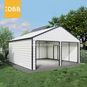 Stationnement de garage personnalisé de 39Ft 39Ft 15Ft Abri de stationnement à structure en acier galvanisé de couleur durable - Product Image 2