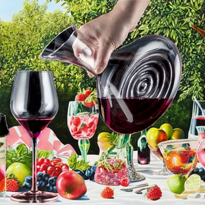 <span class=keywords><strong>Carafe</strong></span> en Verre Cristal Transparent Soufflé à la Main en Forme de U de Design Moderne et Décanteur à Vin Rouge Très Populaire Décanteur <span class=keywords><strong>Globe</strong></span> - Product Image 2