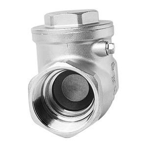 Mori River Stainless Steel Horizontal Check Valve DN15 Internal Thread <b>Swing</b> Type For Water Use - Product Image 1