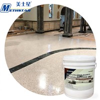 Peinture époxy pour sols en sable coloré, résine époxy auto-nivelante sans joint pour revêtement de sol