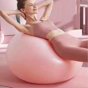 Ballon de <span class=keywords><strong>yoga</strong></span>, ballon élastique, ballon suisse <span class=keywords><strong>avec</strong></span> une capacité de charge allant jusqu'à 200 livres, adapté aux bureaux, aux maisons et aux salles de sport - Product Image 4