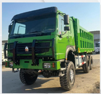 Camion benne Sinotruk Howo 6x6 371HP, poids lourd 31-40T, tout-terrain, pour l'exploitation minière, Euro 2, Nouvelle Offre