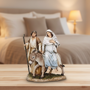 Estatua de Burro de Resina de 8 Pulgadas para Mesa, Figura Ecológica de María y José de <span class=keywords><strong>La</strong></span> <span class=keywords><strong>Posada</strong></span> en Poliresina para Decoración del Hogar - Product Image 5