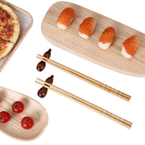 Palillos de bambú carbonizado de forma redonda para uso doméstico y en restaurantes con opción de logotipo. - Product Image 4