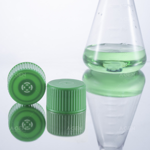 Flacon Erlenmeyer en plastique de laboratoire de 500ml Flacon de culture triangulaire pour culture cellulaire avec échelle (couvercle respirant et couvercle scellé) - Product Image 4
